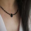 Naszyjniki Żastinka | Naszyjnik Choker Glam Onyks Mini